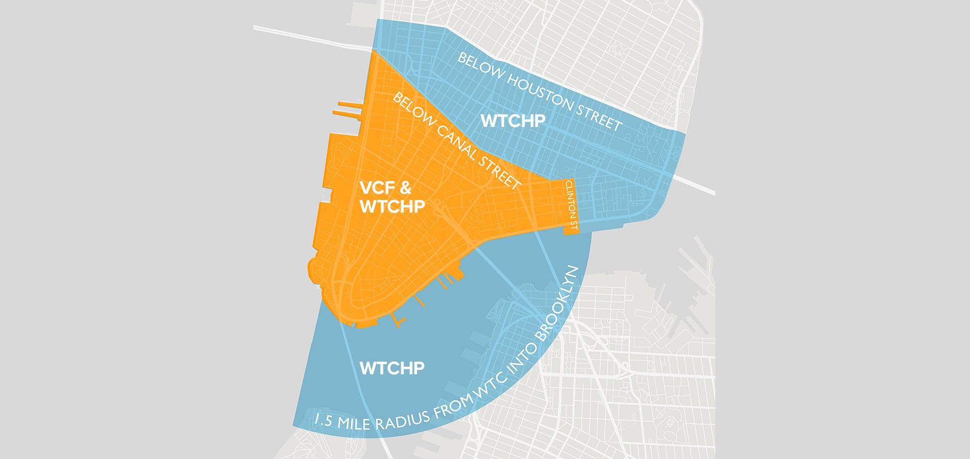 NYC Disaster Area and WTC Responder Eligibility Maps